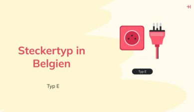 Plug types in Belgien: Type E