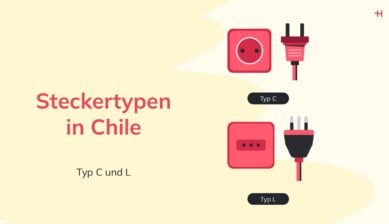 In Chile verwendete Steckertypen: Typ C, Typ L