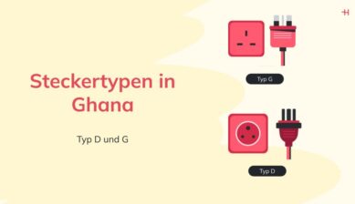 The types of plugs used in Ghana: Type D, Type G