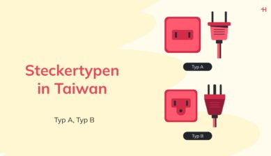 In Taiwan verwendete Steckertypen: Typ A, Typ B