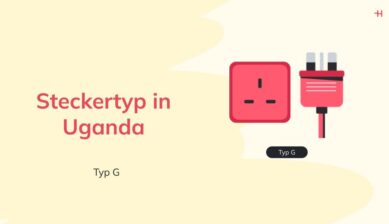 In Uganda verwendete Steckertypen: Typ G.