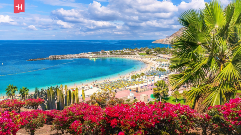 Luftaufnahme von Gran Canaria, Spanien