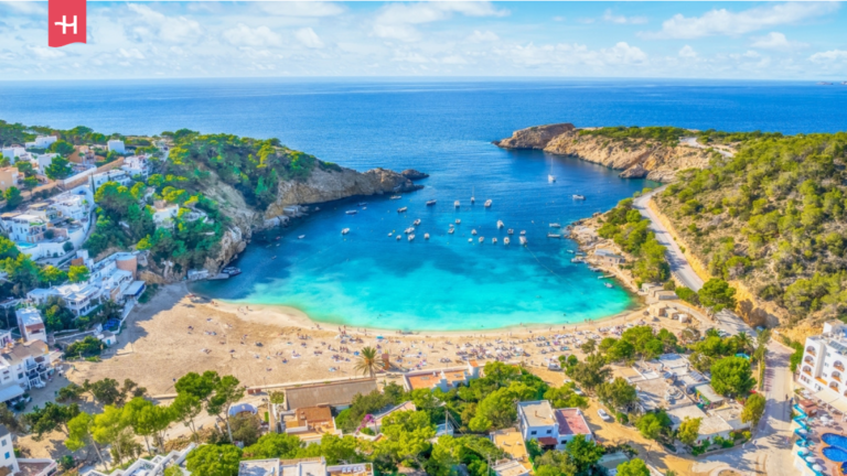 Luftaufnahme von Ibiza, Spanien