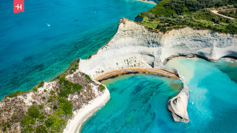 Luftaufnahme von Korfu, Griechenland