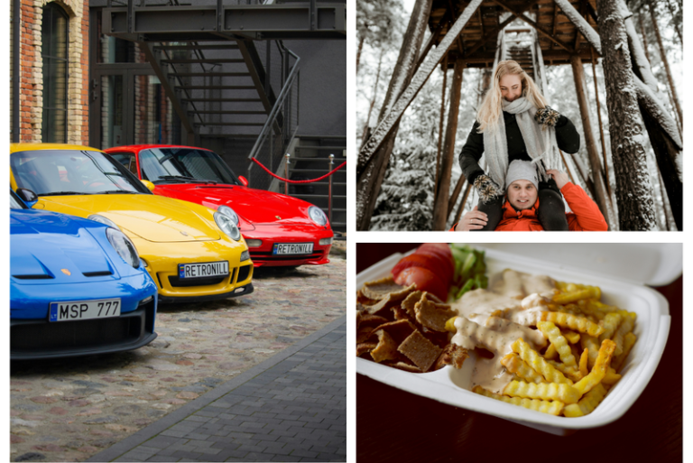 Bilder, die die Freizeitgestaltung in Litauen zeigen