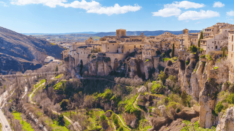 Die Stadt Cuenca in Spanien