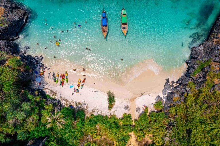 Luftaufnahme von Coral Cove auf Koh Samui.