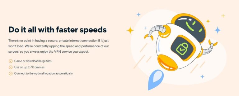 geschwindigkeit avast vpn