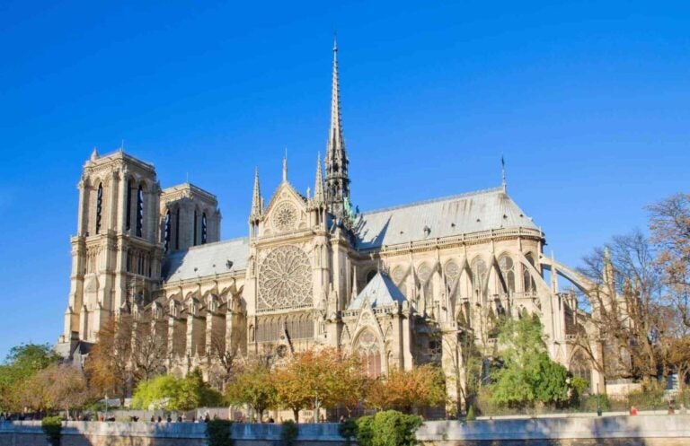 Kathedrale Notre-Dame in Paris. 