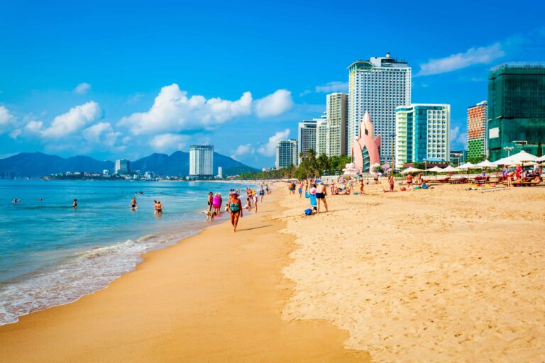 Stadtstrand von Nha Trang.