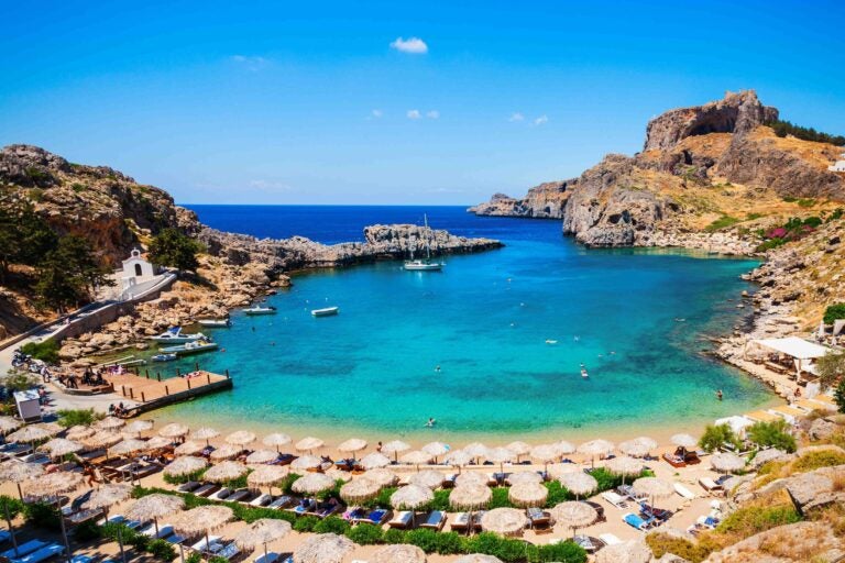 St. Paul’s Bay auf Rhodos.