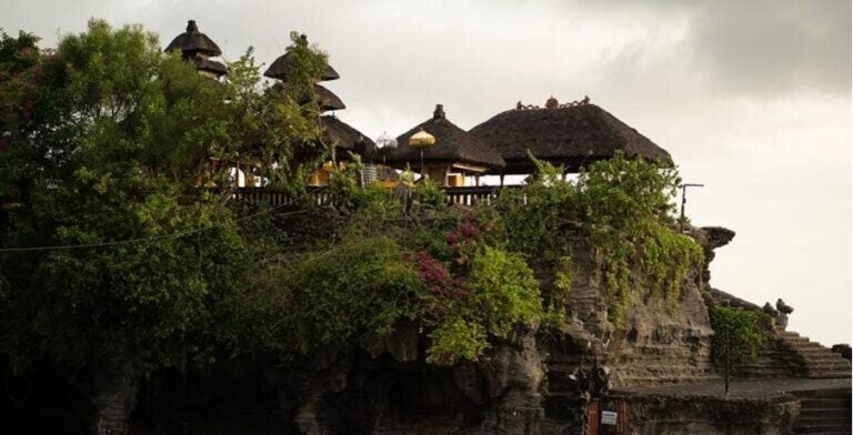 Tanah-Lot-Tempel in Canggu, Bali.