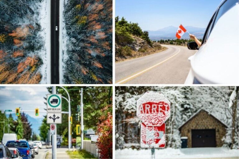 verkehrsregeln in kanada
