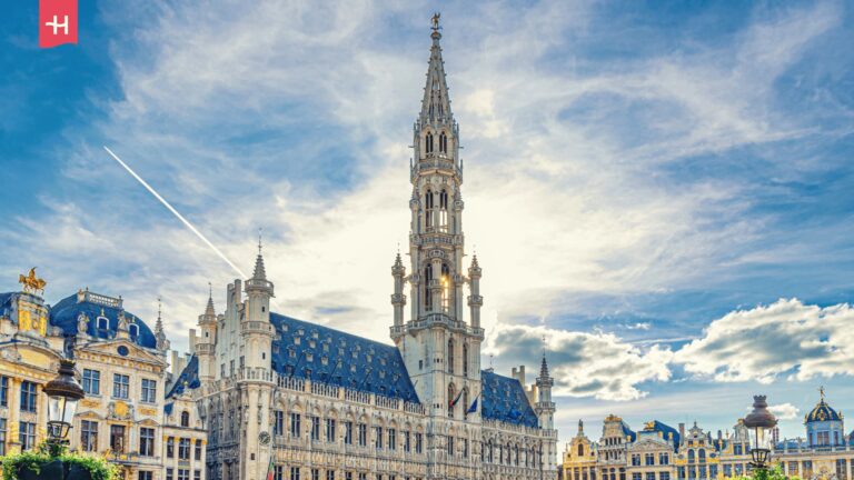 Das Rathaus von Brüssel.