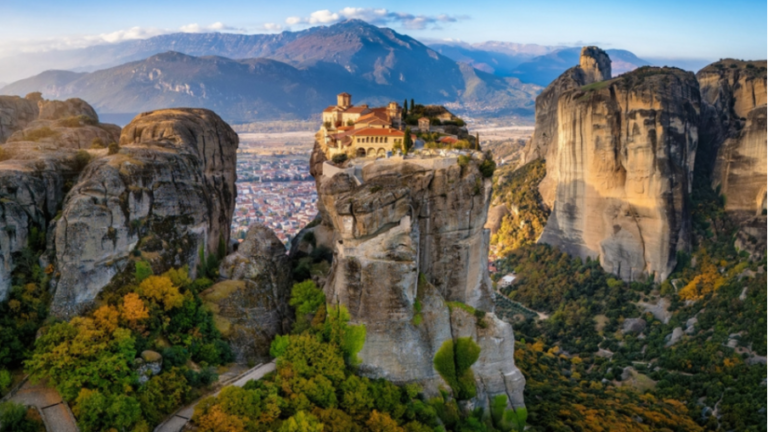 Das Meteora-Kloster in Griechenland.