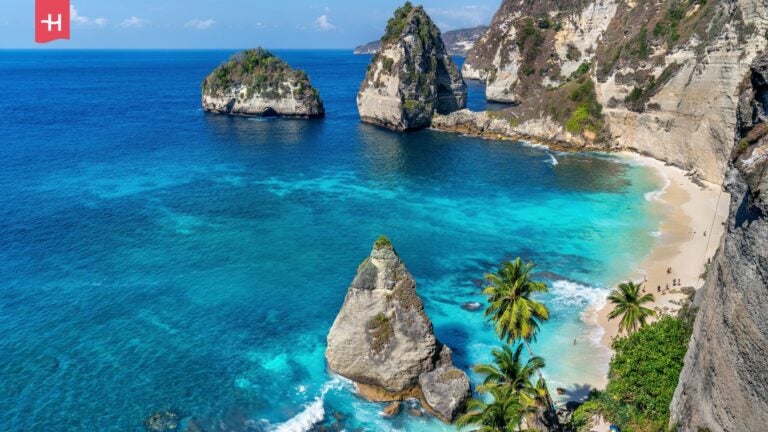 Diamond Beach auf der Insel Nusa Penida, Bali