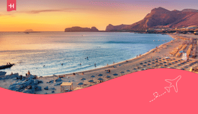Der Sandstrand von Falasarna in Kreta; passend zum Thema schönste Strände Griechenland.