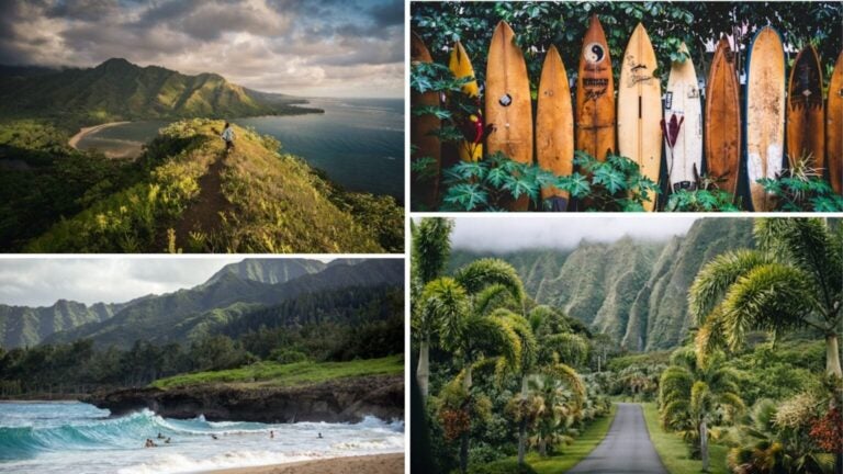 surfen auf hawaii