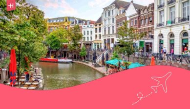 Grachtenidylle in Utrecht; ideal als Inspiration für Urlaub mit Kindern Niederlande.