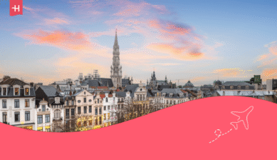 Skyline von Brüssel; passend zur Frage: Wofür ist Belgien bekannt?