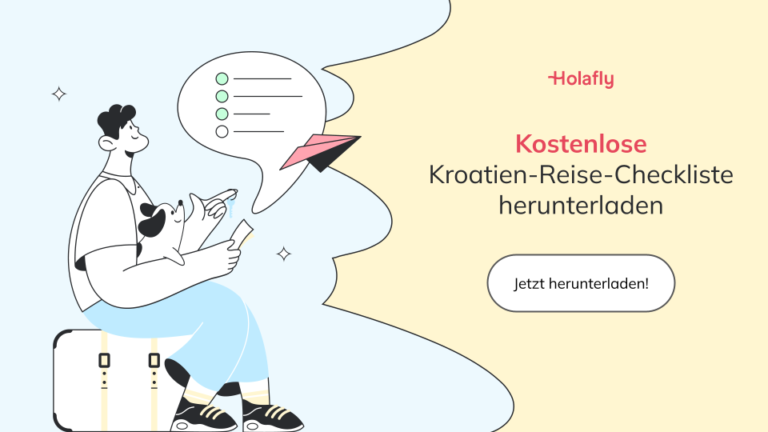 Checkliste für eine Kroatien-Reise.