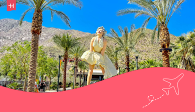 Marilyn Monroe Statue in Plam Springs.