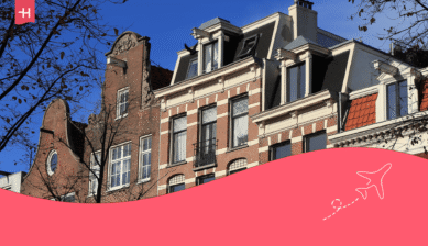 Historische Giebelhäuser in Amsterdam