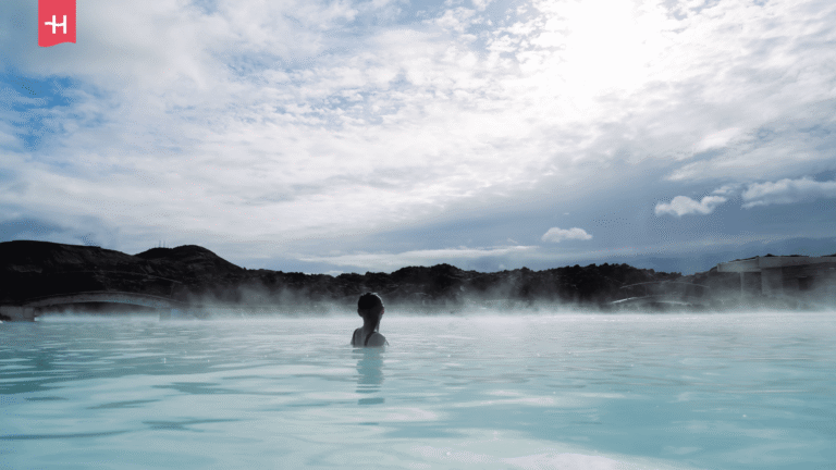 Blaue Lagune in Island