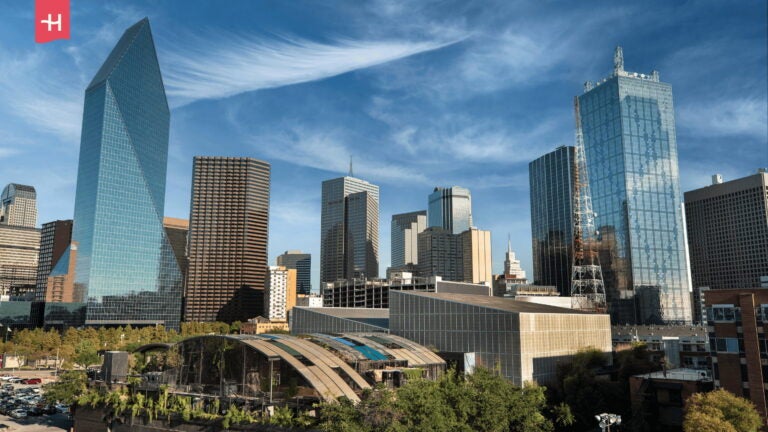 Wolkenkratzer in Downtown Dallas, Texas