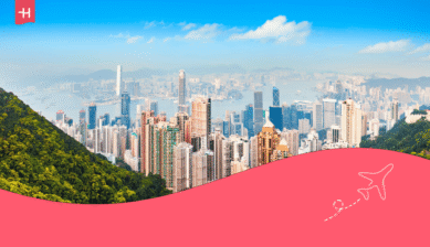 Hongkong Skyline vom Victoria Peak
