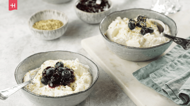 Isländischer Skyr mit Heidelbeeren