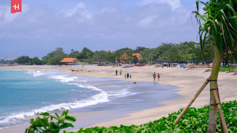 Sandstrand in Kuta auf Bali