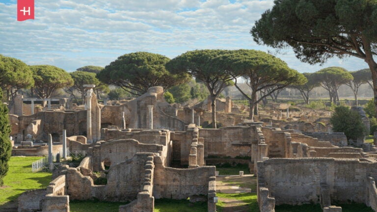Antike Ruinen von Ostia Antica bei Rom