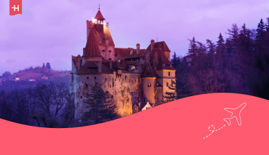 Das Schloss Bran in Transsilvanien