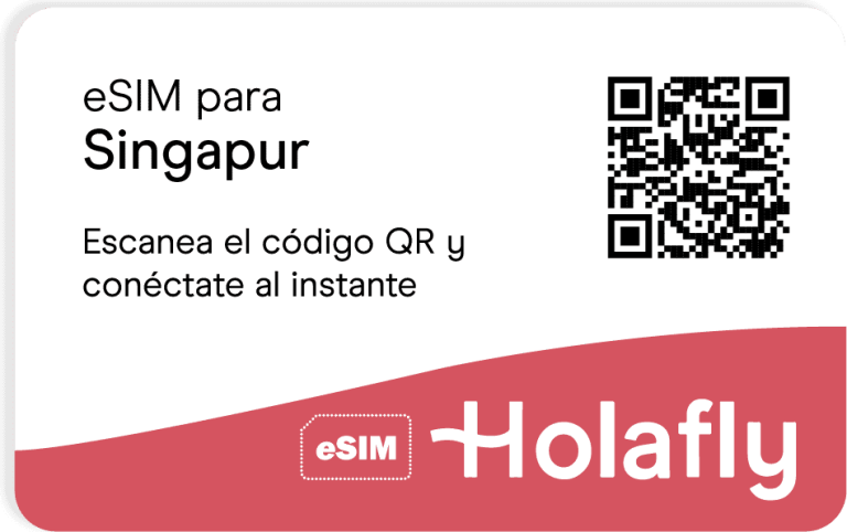 eSIM para Singapur, Holafly, datos, internet, celular, movil, telefono, asia