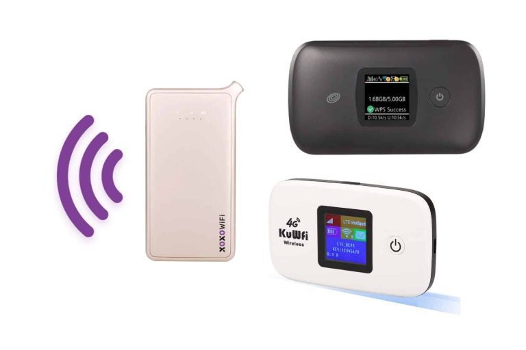 Ejemplo de WiFis portables para tener internet en Washington