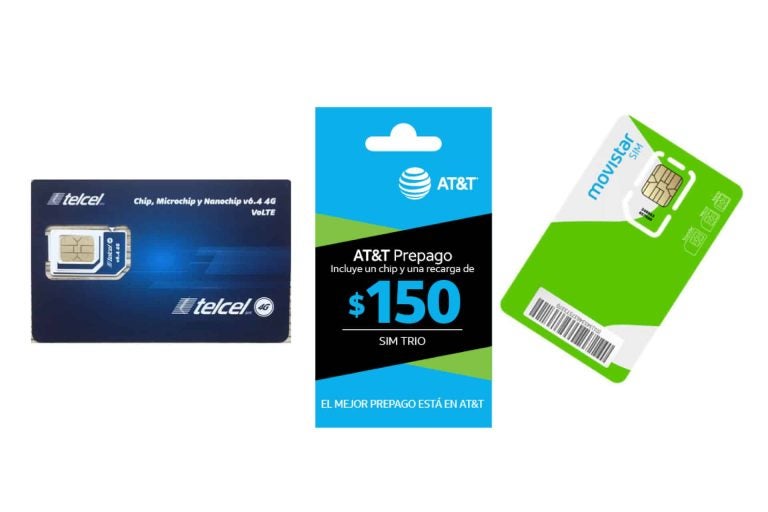 Tarjetas SIM prepago con llamadas, mensajes y datos móviles en México