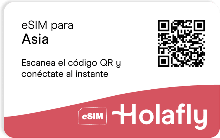 eSIM de datos para Asia