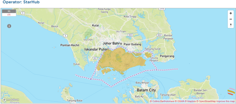 Internet con Starhub Mobile