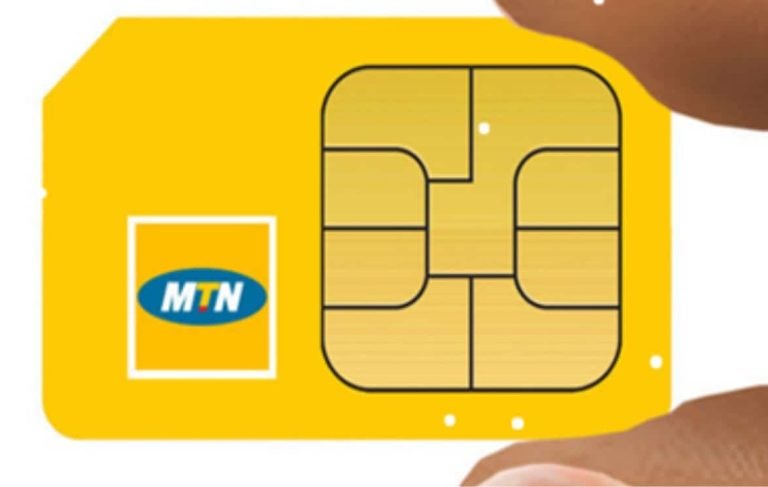 Tarjeta SIM MTN.