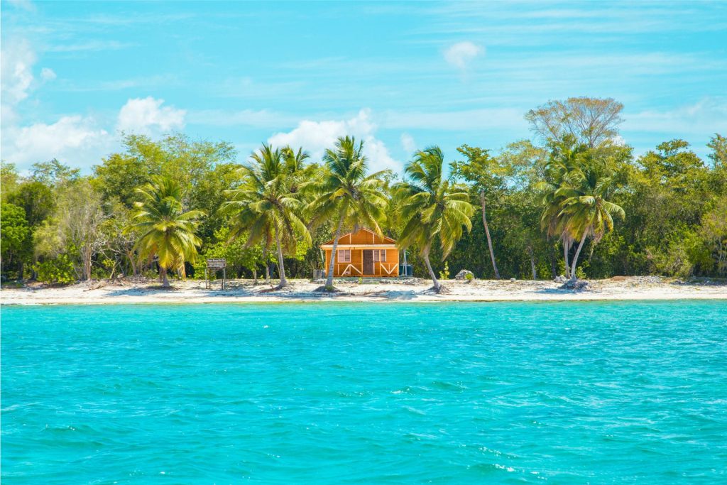 Vista de una playa en República Dominicana