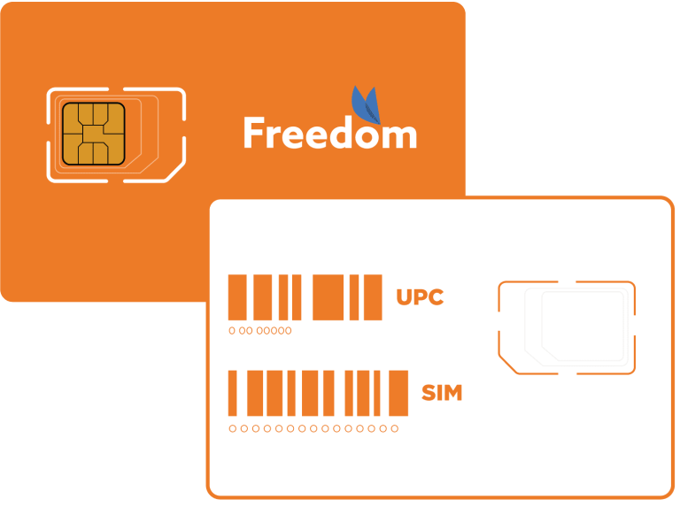 Tarjeta SIM prepago de Freedom para uso local en Canadá