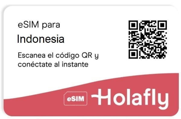 eSIM Indonesia de Holafly