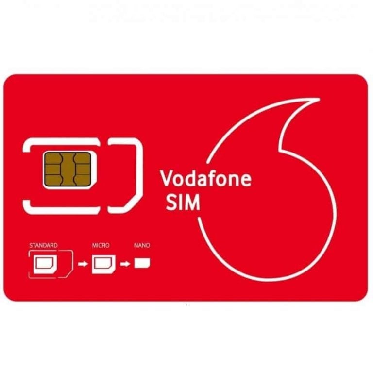 SIM Vodafone.