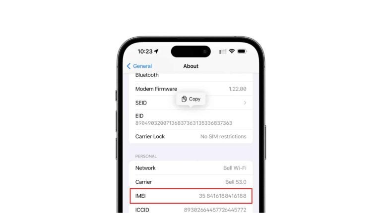 El IMEI es el número de identificación único de un teléfono móvil