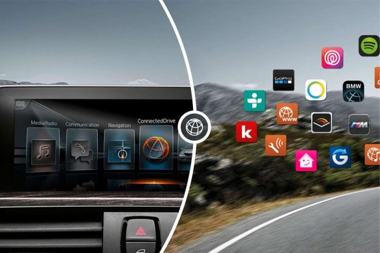 Ejemplo de Servicios Digitales Connected Drive de BMW