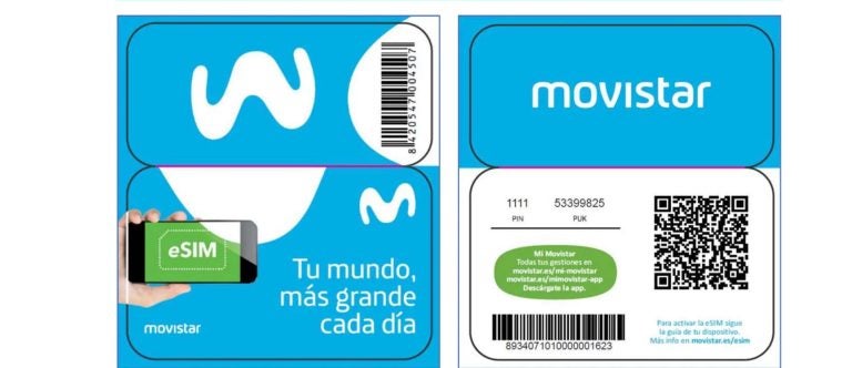 Movistar cuenta con guías interactivas para activar la eSIM