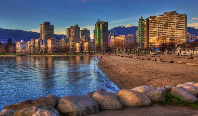 English Bay Beach en Vancouver