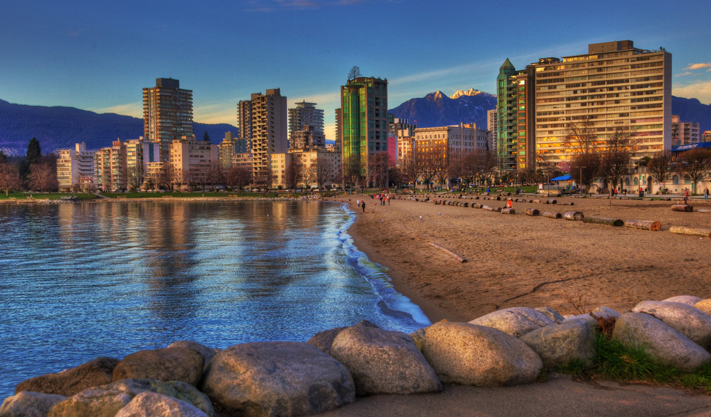 English Bay Beach en Vancouver