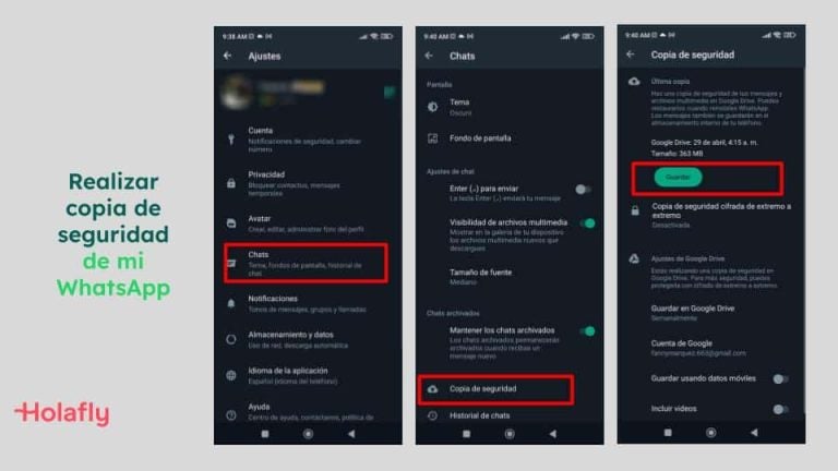 Copia de Seguridad de WhatsApp